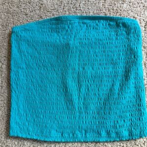 American Eagle Outfitters Vibrant Blue Tube Top
